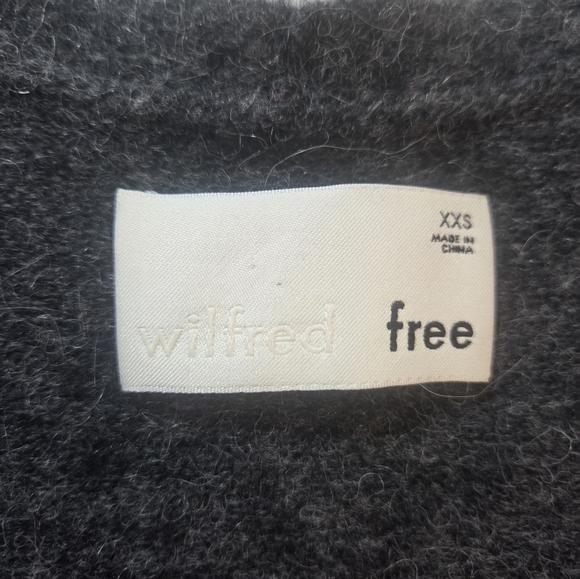 Aritzia Wilfred Free Aronson Sweater Charcoal Size XXS - Picture 6 of 8